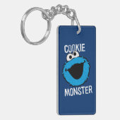 Cookie Monster Pattern Face Sleutelhanger (Voorkant Links)