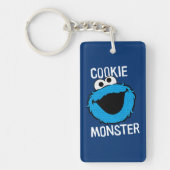 Cookie Monster Pattern Face Sleutelhanger (Voorkant)