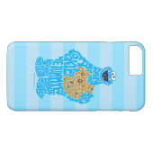 Cookie Monster Pattern Fill Case-Mate iPhone Case (Achterkant (Horizontaal))