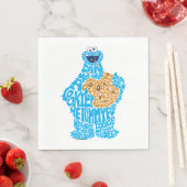 Cookie Monster Pattern Fill Servetten (Insitu)