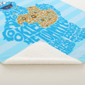 Cookie Monster Pattern Fill Sherpa Deken (3/4)