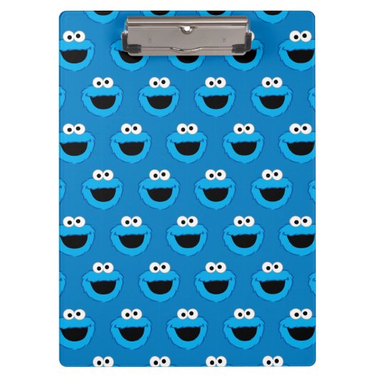 Cookie Monster Pattern glimlachen Klembord (Voorkant)