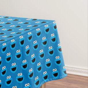 Cookie Monster Pattern glimlachen Tafelkleed