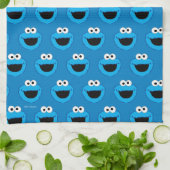 Cookie Monster Pattern glimlachen Theedoek (Gevouwen)