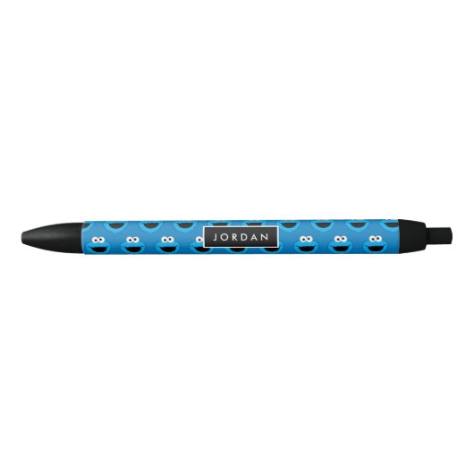 Cookie Monster Pattern glimlachen Zwarte Inkt Pen (Voorkant)