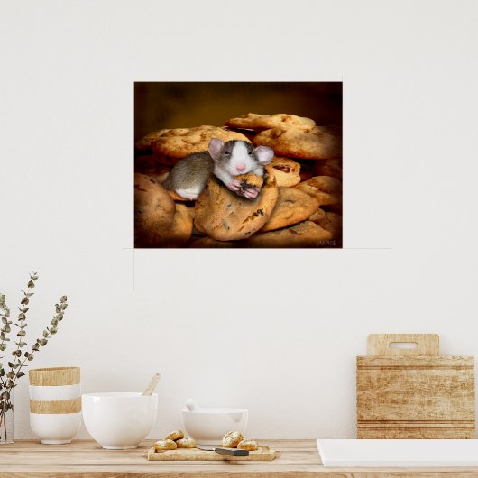 Cookie Monster Poster (Keuken)