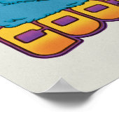 Cookie Monster | Psychedelisch Poster (Hoek)