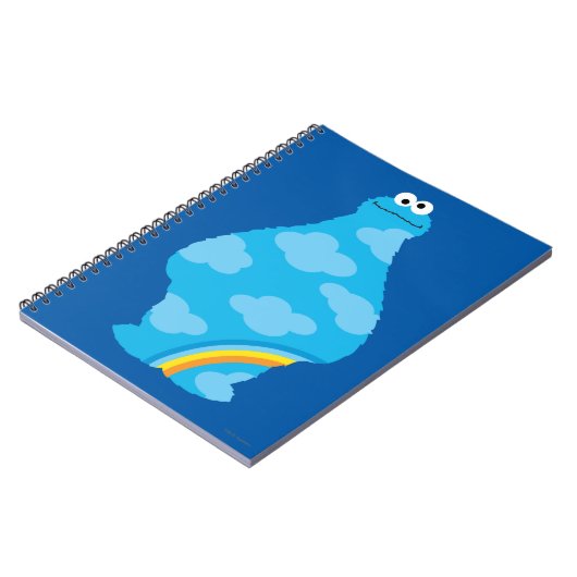 Cookie Monster Rainbows Notitieboek (Linkerzijde)