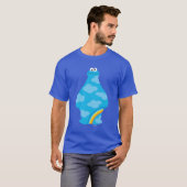 Cookie Monster Rainbows T-shirt (Voorkant volledig)
