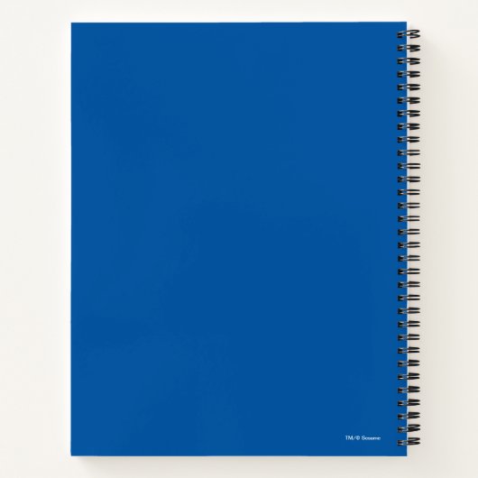 Cookie Monster Rainbows Tekening Notitieboek (Achterkant)