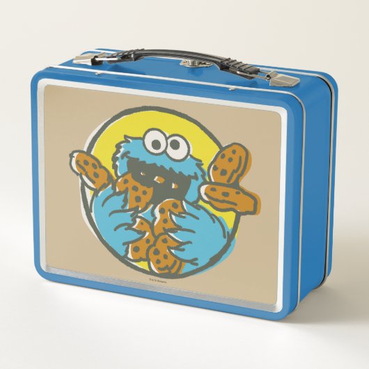 Cookie Monster Retro (Achterkant)