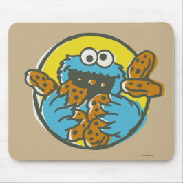 Cookie Monster Retro Muismat