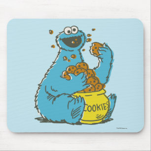 Cookie Monster Retro Muismat