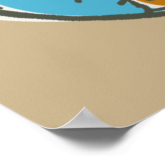 Cookie Monster Retro Poster (Hoek)