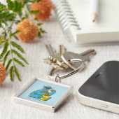 Cookie Monster Sleutelhanger (Zijkant)