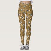 Cookie Monster S'mores Pattern Leggings (Voorkant)