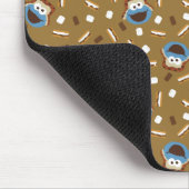 Cookie Monster S'mores Pattern Muismat (Hoek)