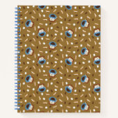 Cookie Monster S'mores Pattern Notitieboek (Voorkant)