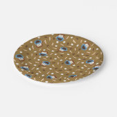 Cookie Monster S'mores Pattern Papieren Bordje (Gekanteld)