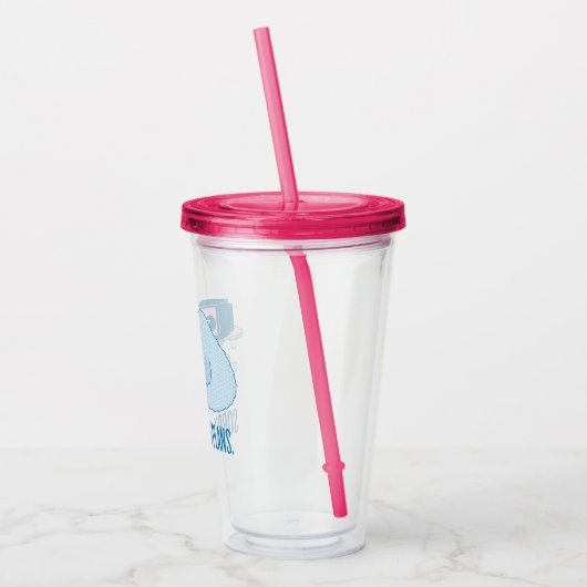 Cookie Monster | Sorry, ik heb plannen Acryl Drinkbeker (Links)
