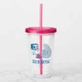 Cookie Monster | Sorry, ik heb plannen Acryl Drinkbeker (Voorkant)