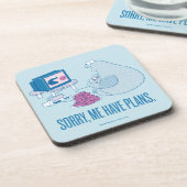 Cookie Monster | Sorry, ik heb plannen Bier Onderzetter (Linkerzijde)