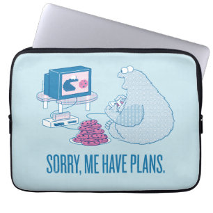 Cookie Monster   Sorry, ik heb plannen Laptop Sleeve