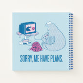Cookie Monster | Sorry, ik heb plannen Notitieboek (Achterkant)