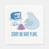 Cookie Monster | Sorry, ik heb plannen Servet (Voorkant)