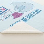 Cookie Monster | Sorry, ik heb plannen Sherpa Deken (3/4)