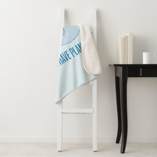 Cookie Monster | Sorry, ik heb plannen Sherpa Deken (In situ)