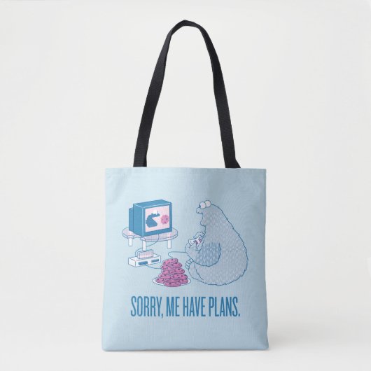 Cookie Monster | Sorry, ik heb plannen Tote Bag (Voorkant)