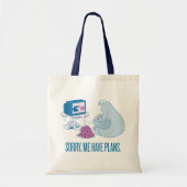 Cookie Monster | Sorry, ik heb plannen Tote Bag (Voorkant)