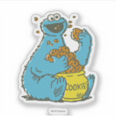 Cookie Monster  Sticker (Voorkant)