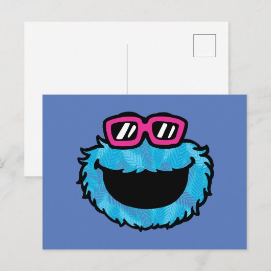 Cookie Monster | Summer Vibes Briefkaart (Voorkant / Achterkant)