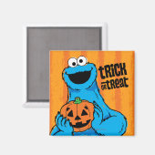 Cookie Monster - Trick Or Treat Magneet (Voorkant / Achterkant)