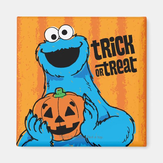 Cookie Monster - Trick Or Treat Magneet (Voorkant)