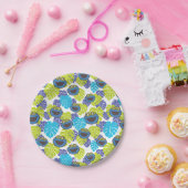 Cookie Monster | Tropisch patroon Papieren Bordje (Feest)