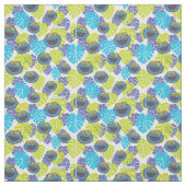 Cookie Monster | Tropisch patroon Stof (Swatch)