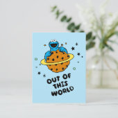 Cookie Monster | Uit deze wereld Briefkaart (Staand voorkant)
