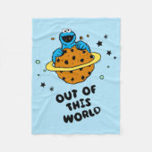 Cookie Monster | Uit deze wereld Fleece Deken (Voorkant)