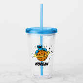 Cookie Monster | Uit deze wereld | Naam toevoegen Acryl Drinkbeker (Voorkant)