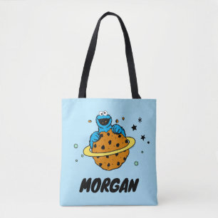 Cookie Monster Uit deze wereld Naam toevoegen Tote Bag