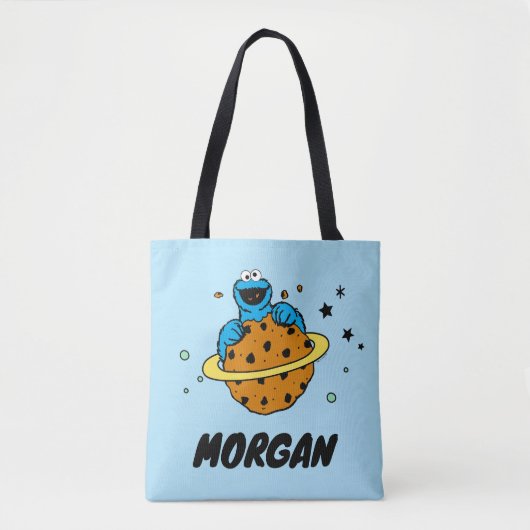 Cookie Monster | Uit deze wereld | Naam toevoegen Tote Bag (Voorkant)