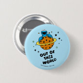 Cookie Monster | Uit deze wereld Ronde Button 5,7 Cm (Voorkant /achterkant)