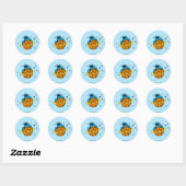 Cookie Monster | Uit deze wereld Ronde Sticker (Vel)