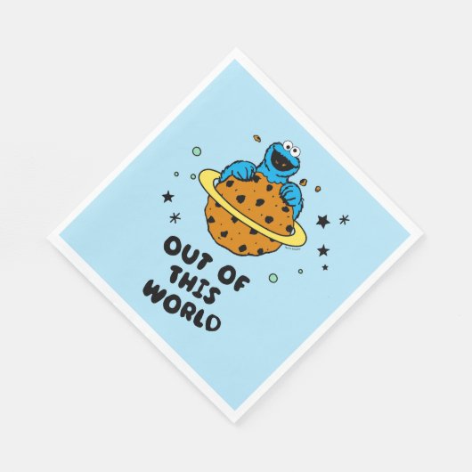 Cookie Monster | Uit deze wereld Servet (Hoek)