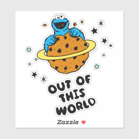 Cookie Monster | Uit deze wereld Sticker (Vel)