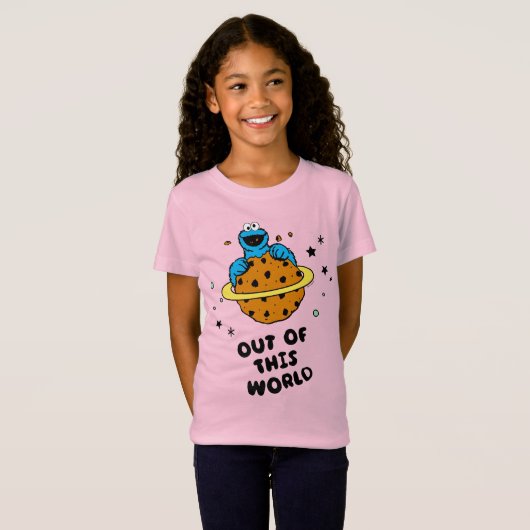 Cookie Monster | Uit deze wereld T-shirt (Voorkant volledig)