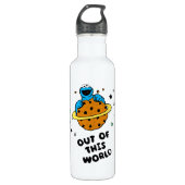 Cookie Monster | Uit deze wereld Waterfles (Voorkant)